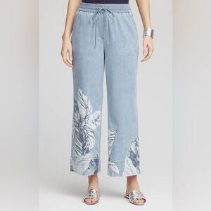 Chico's Lightweight Drawstring Cropped
Denim